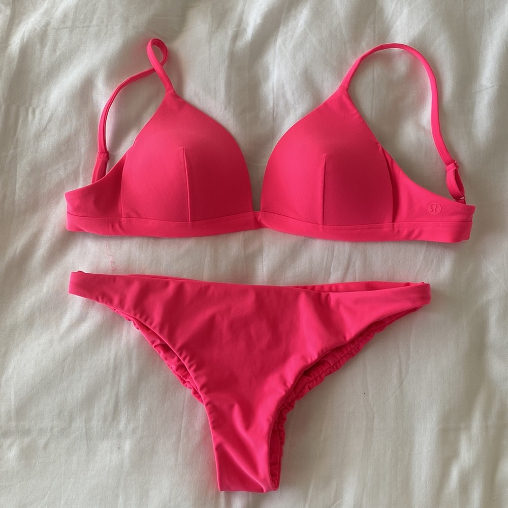 Pink Lululemon Bikini Swimsuit